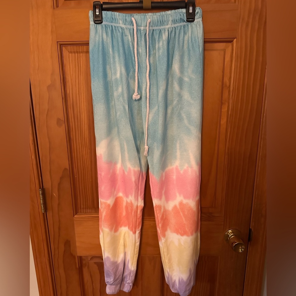 Colorful Tie-Dye Women’s Joggers